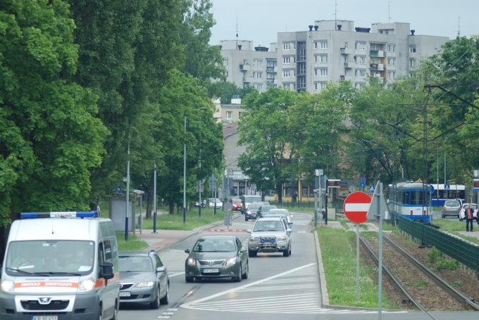 plakat Stanowisko Rady Dzielnicy XVI Bieńczyce w sprawie zmian na al. Andersa i ul. Mikołajczyka.